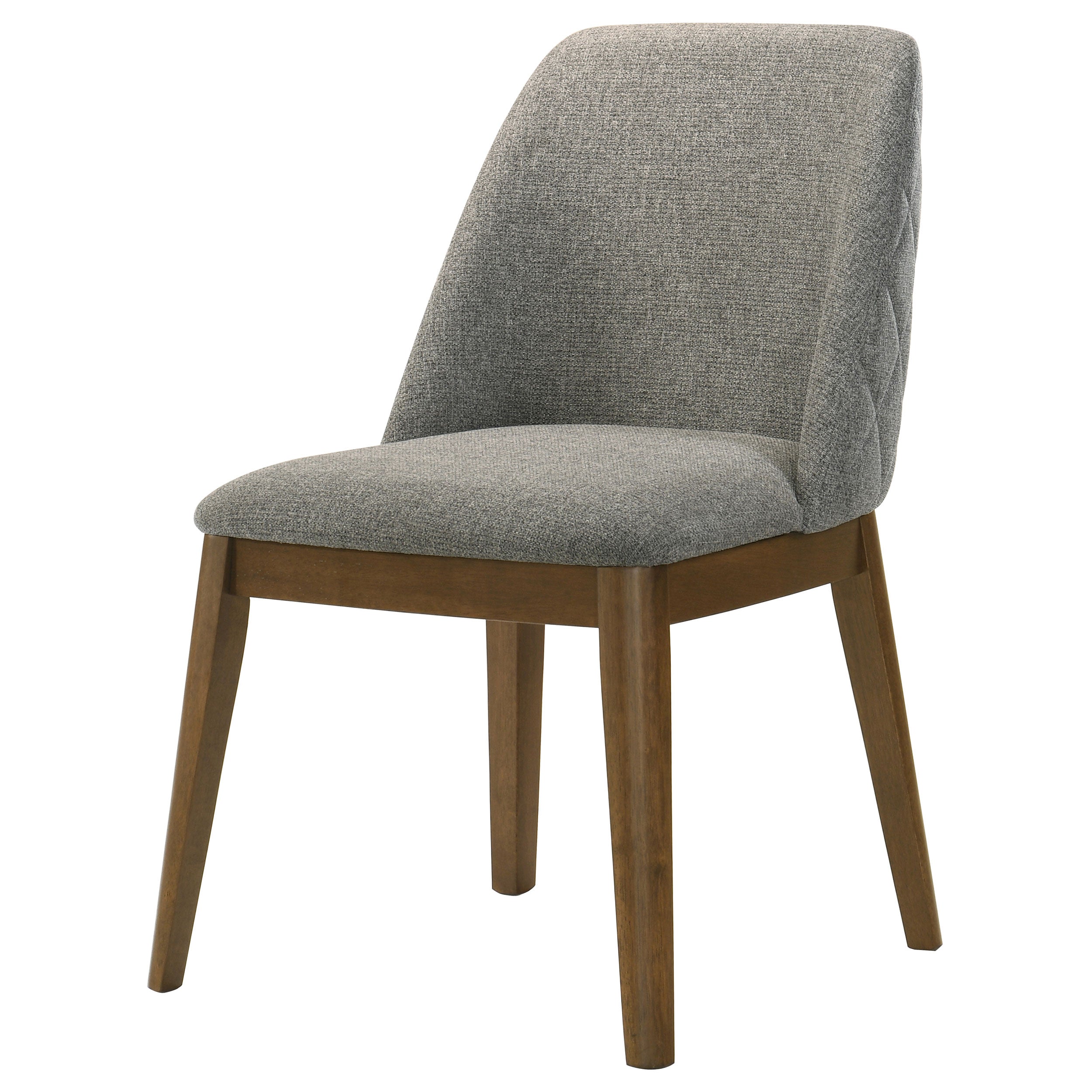 Franklin Upholstered Dining Side Chair Grey (set Of 2)