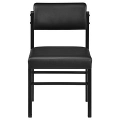 Kehoe Upholstered Dining Side Chair Black (set Of 2)
