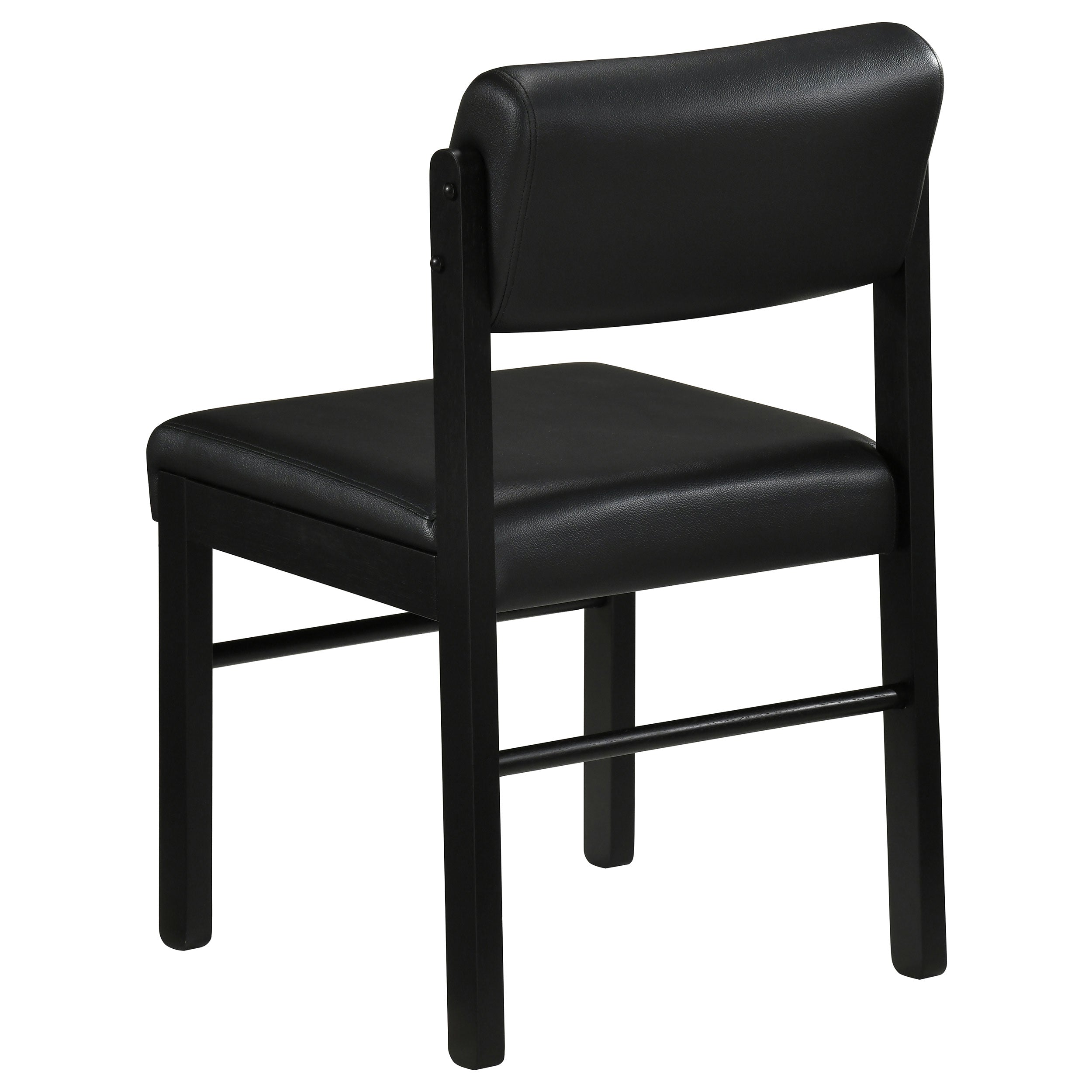 Kehoe Upholstered Dining Side Chair Black (set Of 2)