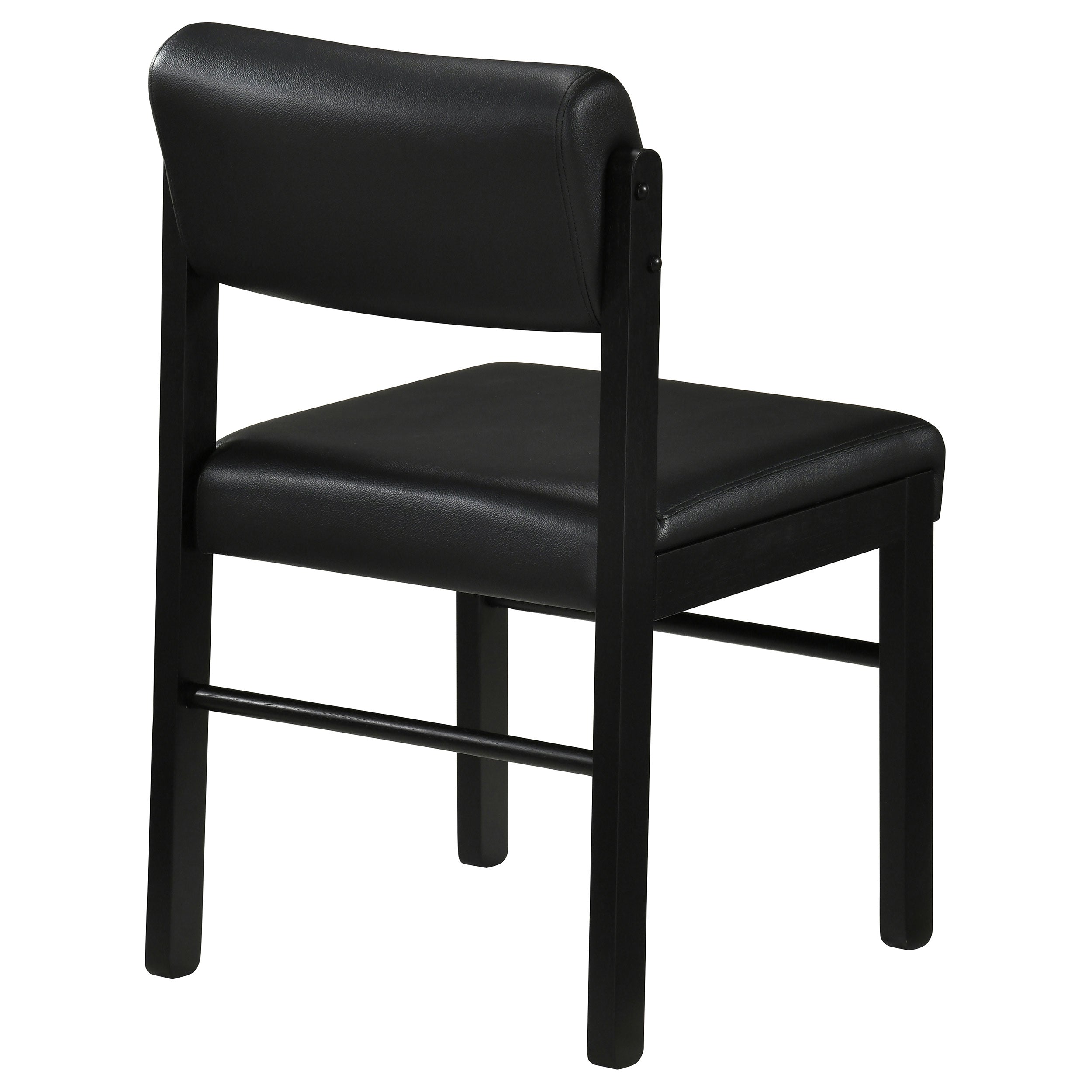 Kehoe Upholstered Dining Side Chair Black (set Of 2)
