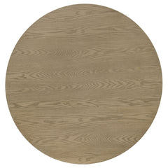 Hamlyn 43-inch Round Wood Dining Room Table Natural Oak