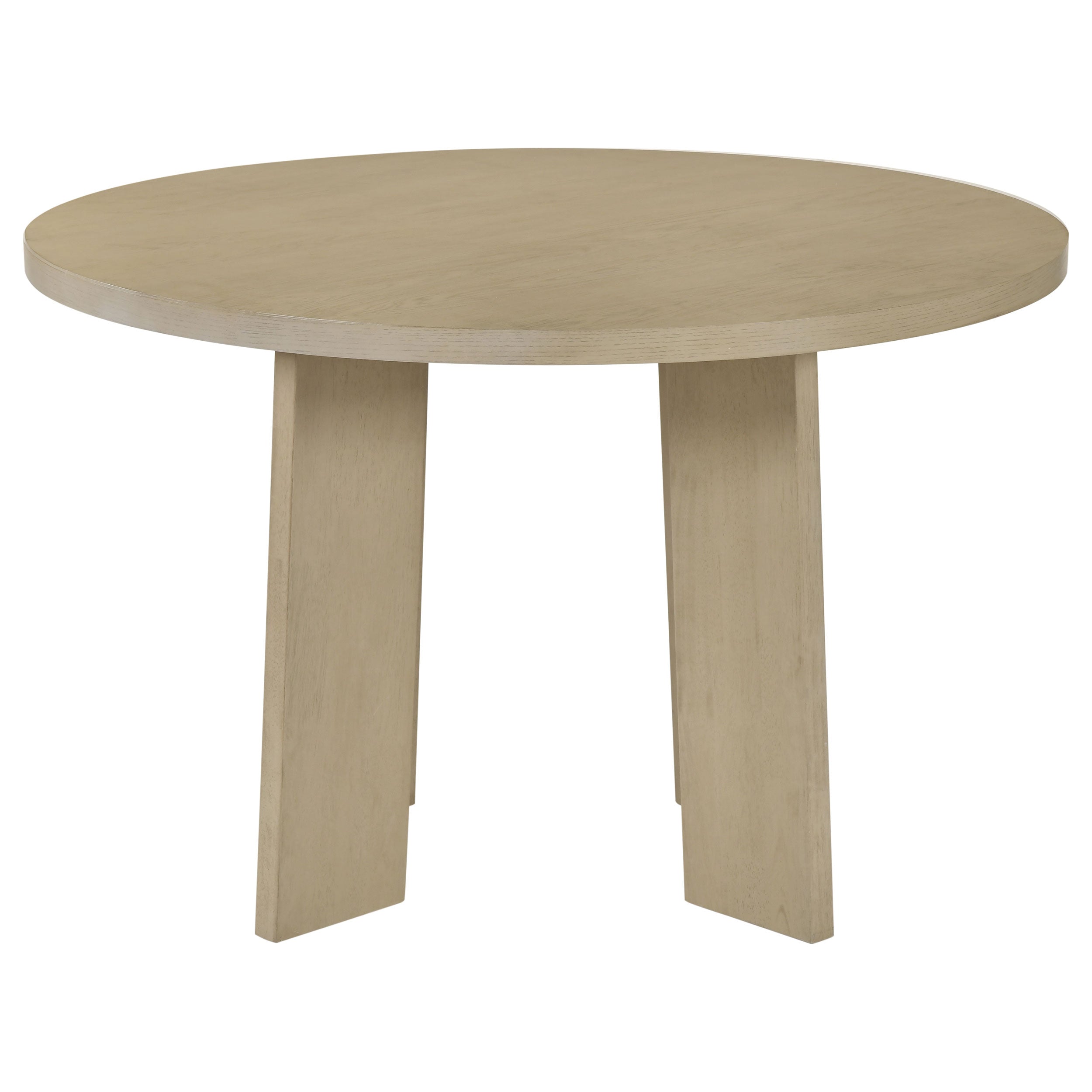 Strouse 5-piece Dining Set Cream And Natural Oak