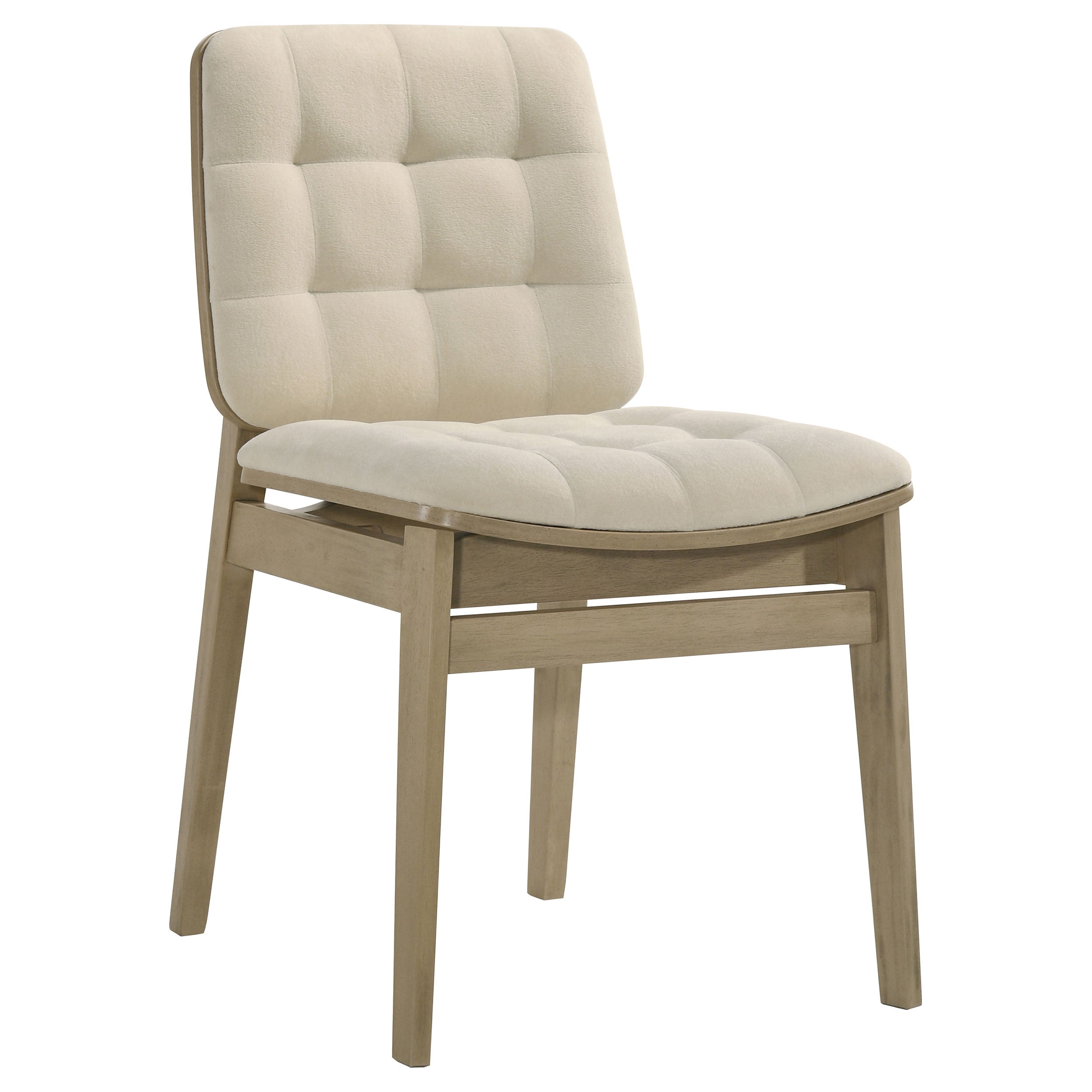 Strouse 5-piece Dining Set Cream And Natural Oak