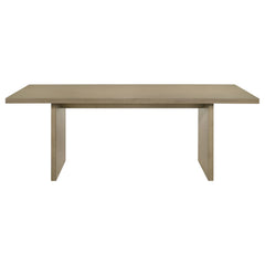 Decker 7-piece 82-inch Rectangular Dining Set Cream And Natural Oak