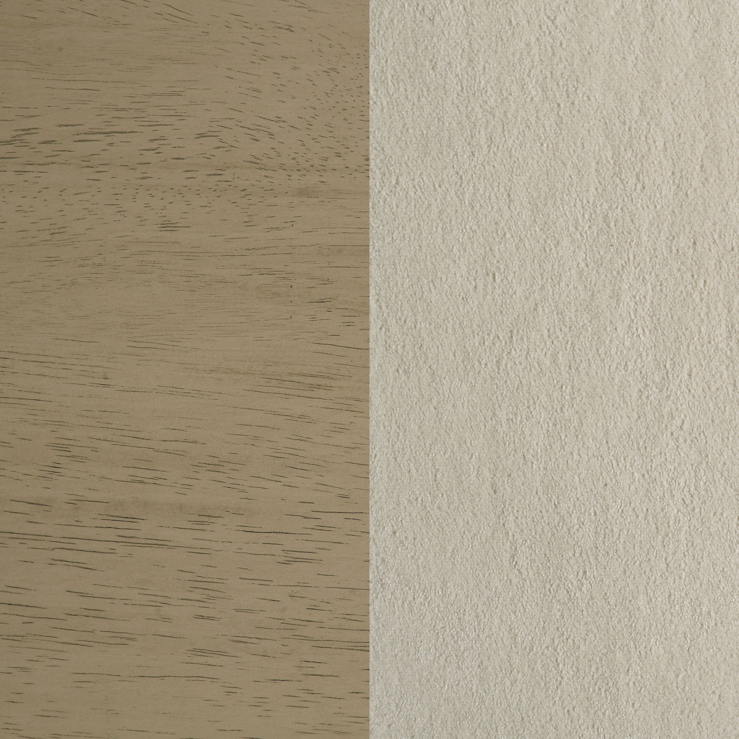 Redbridge Velvet Upholstered Side Chair Cream And Natural Oak (set Of 2)