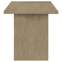 Decker 7-piece 70-inch Rectangular Counter Height Dining Set Grey And Natural Oak