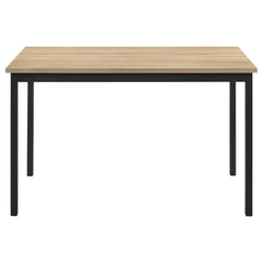 Garza Rectangular 48-inch Dining Table Greige Oak