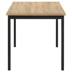 Garza Rectangular 48-inch Dining Table Greige Oak