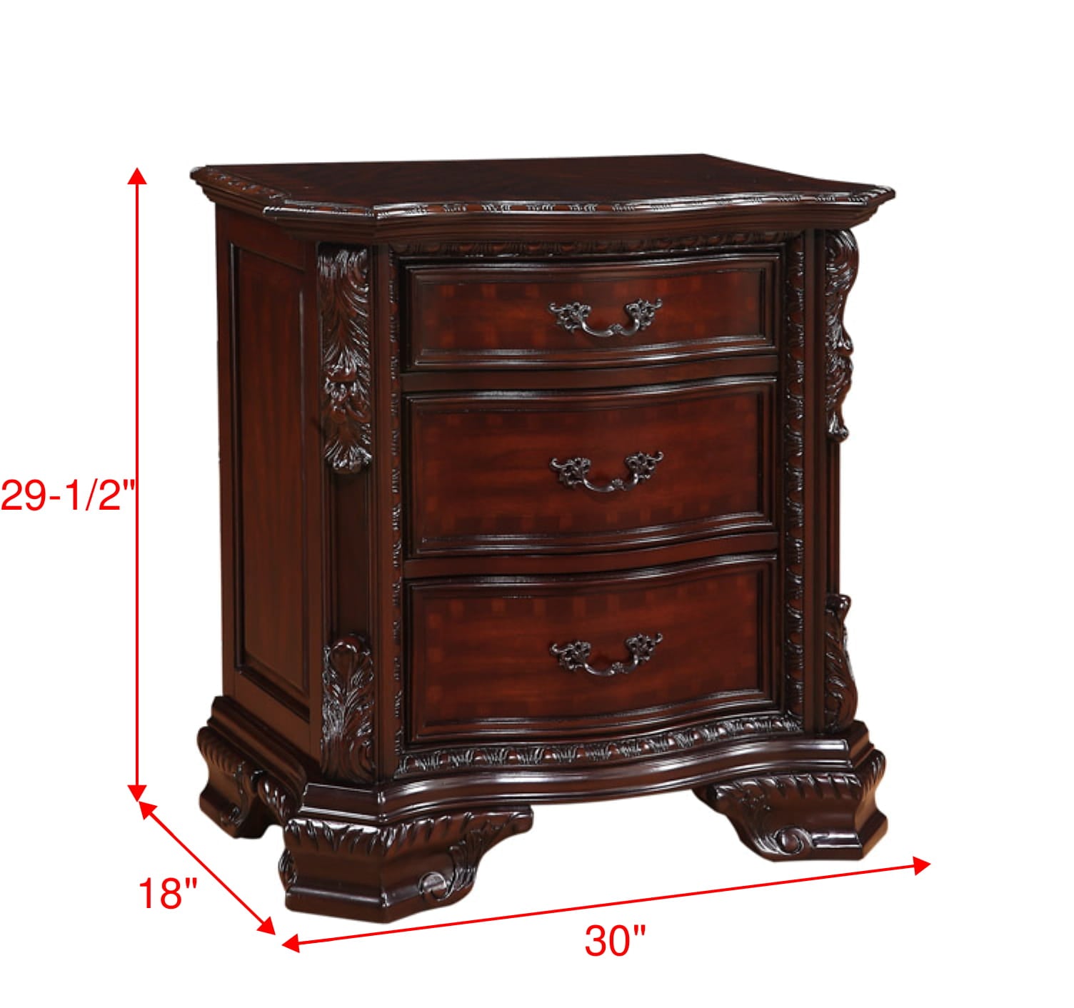 Sheffield Rich Brown Upholstered Panel Bedroom Set - MyWaynesHome #