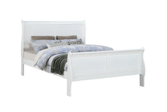 Louis Philip White Full Sleigh Bed - MyWaynesHome #
