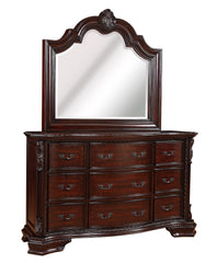 Sheffield Rich Brown Upholstered Panel Bedroom Set - MyWaynesHome #