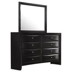 Briana 8-drawer Dresser With Mirror Black - MyWaynesHome #