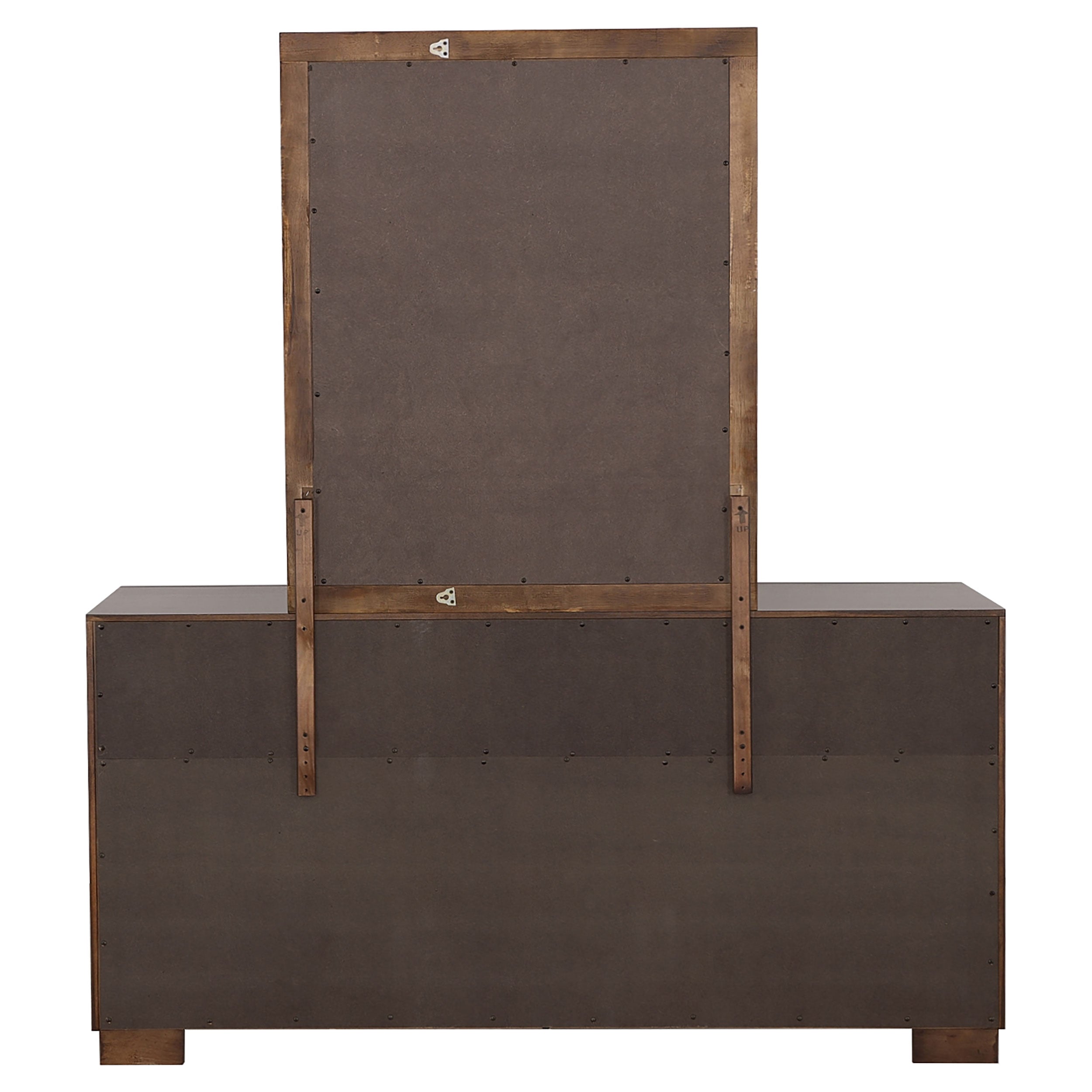 Jessica 6-drawer Dresser With Mirror Cappuccino - MyWaynesHome #