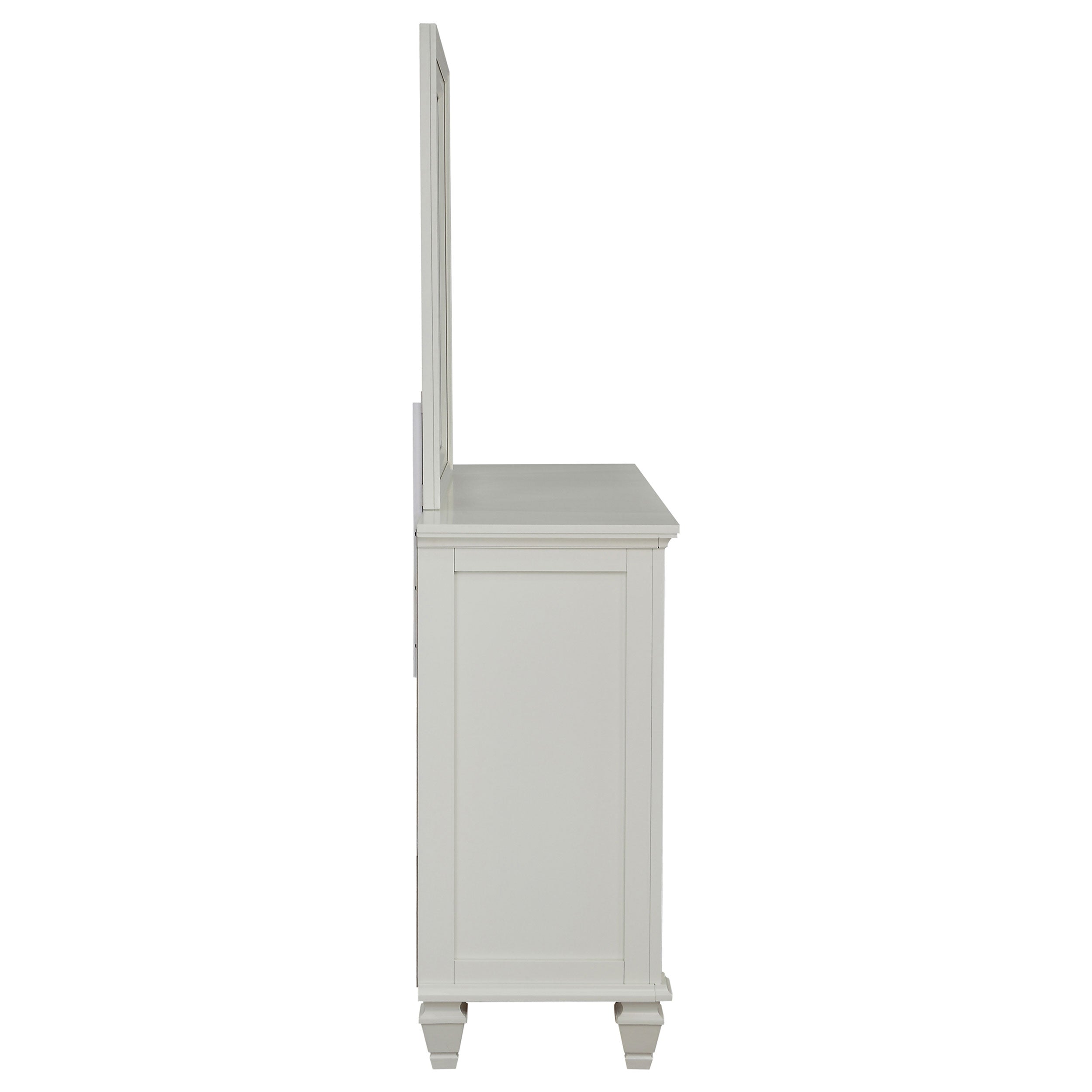 Sandy Beach 11-drawer Dresser With Mirror Cream White - MyWaynesHome #