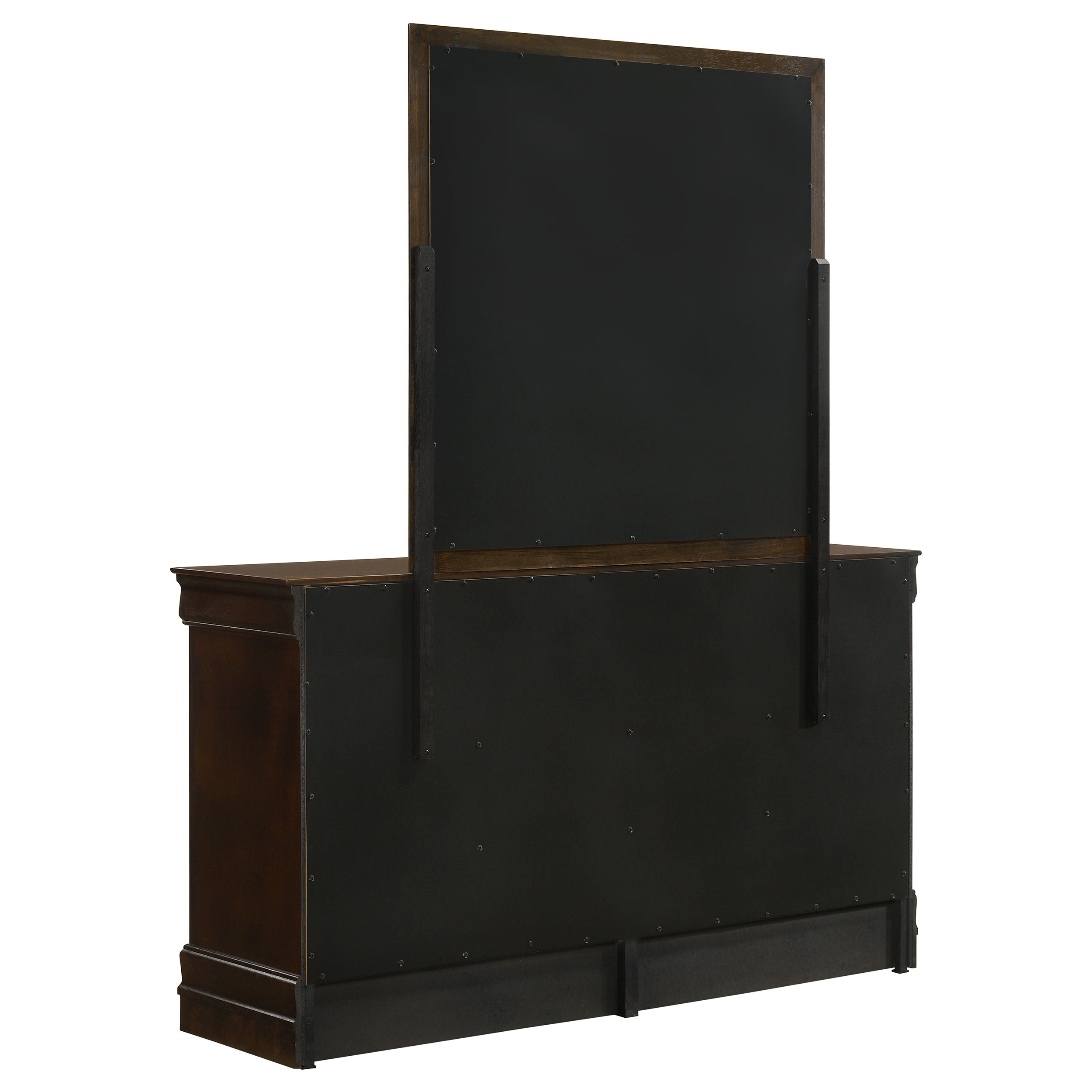 Louis Philippe 6-drawer Dresser With Mirror Cappuccino - MyWaynesHome #