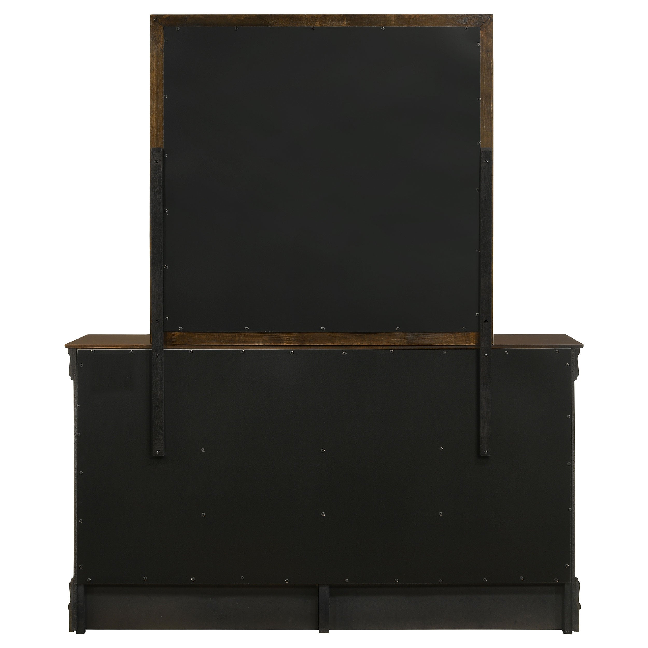 Louis Philippe 6-drawer Dresser With Mirror Cappuccino - MyWaynesHome #