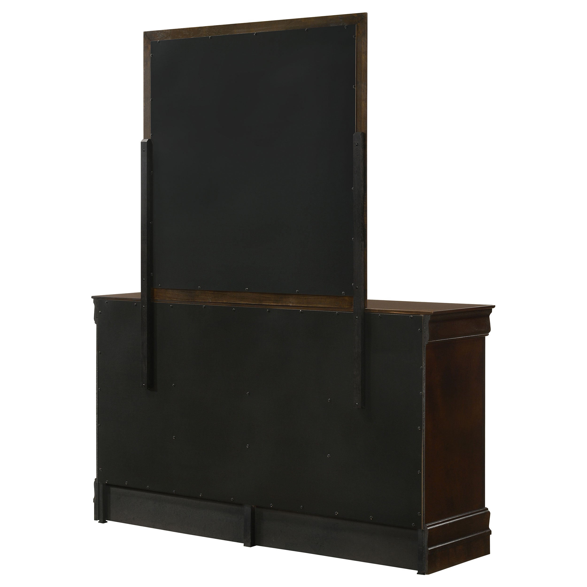 Louis Philippe 6-drawer Dresser With Mirror Cappuccino - MyWaynesHome #