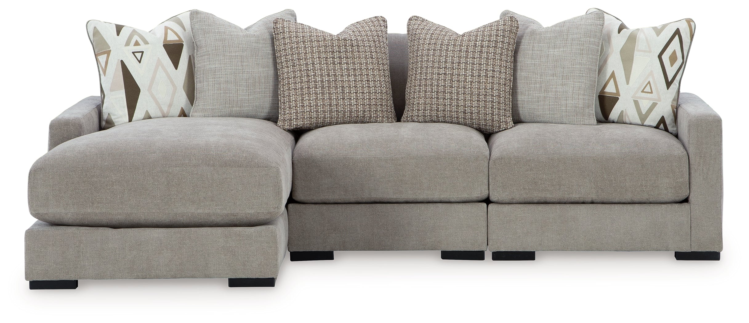 Aslan Court 3-Piece Sofa Sectional with Chaise - MyWaynesHome #
