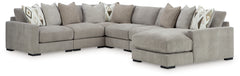 Aslan Court 6-Piece Sectional with Chaise - MyWaynesHome #