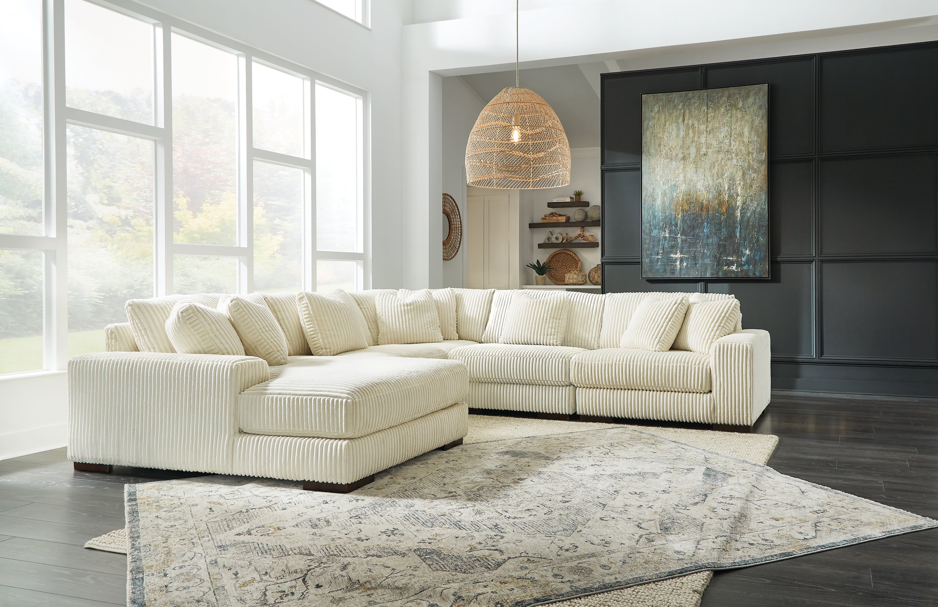 Lindyn 5-Piece Sectional with Chaise - MyWaynesHome #