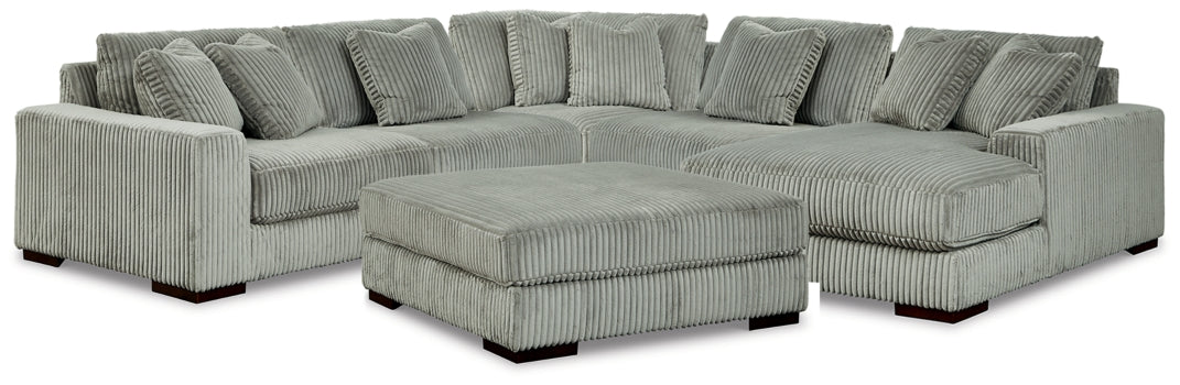 Lindyn 5-Piece Sectional and Ottoman