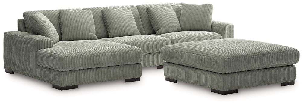 Lindyn 3-Piece Sectional with Ottoman