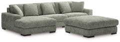 Lindyn 3-Piece Sectional with Ottoman