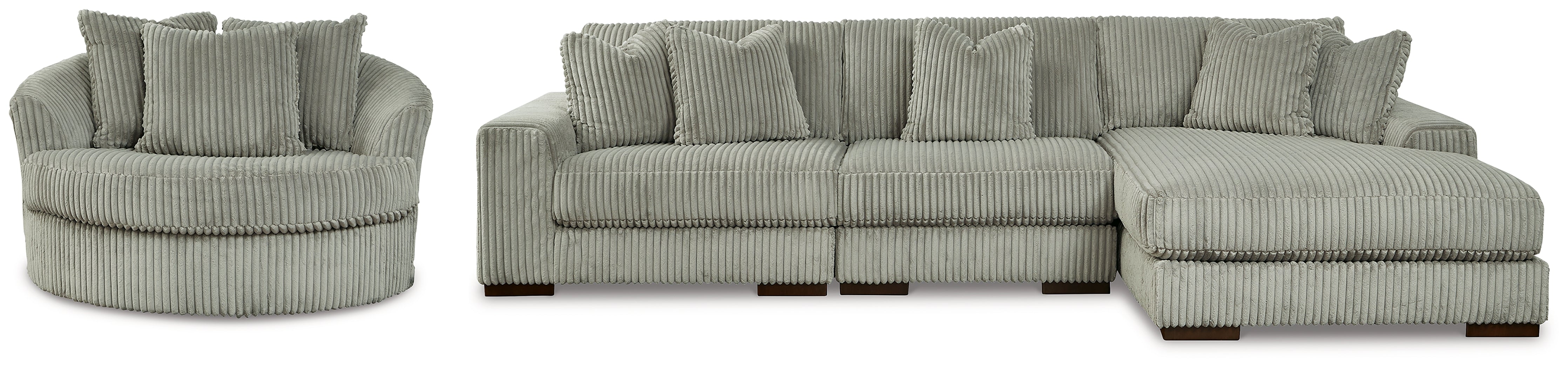 Lindyn 3-Piece Sectional and Chair
