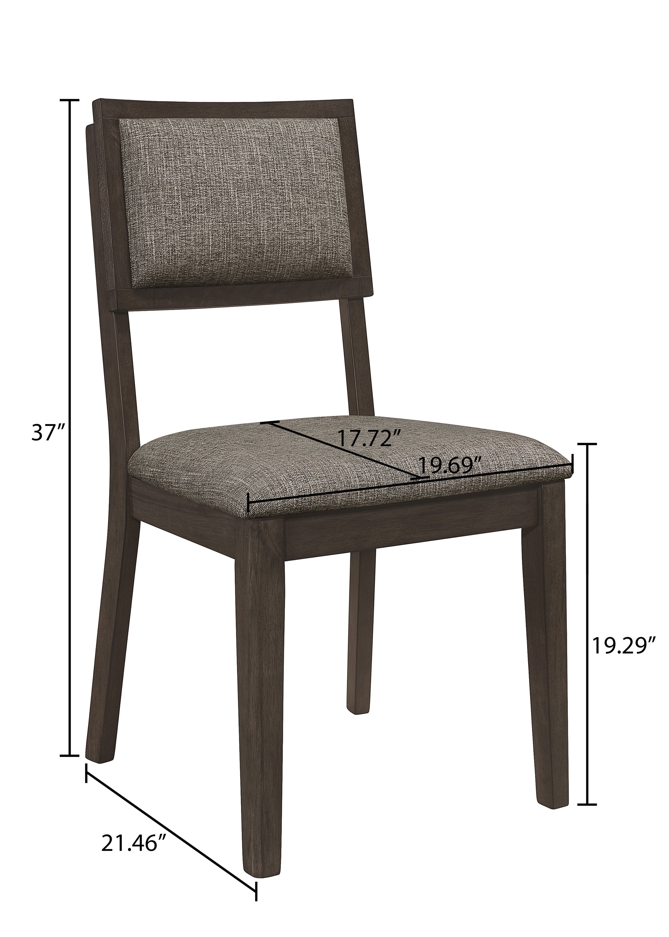 Ember Brown Dining Chair, Set of 2 - MyWaynesHome #