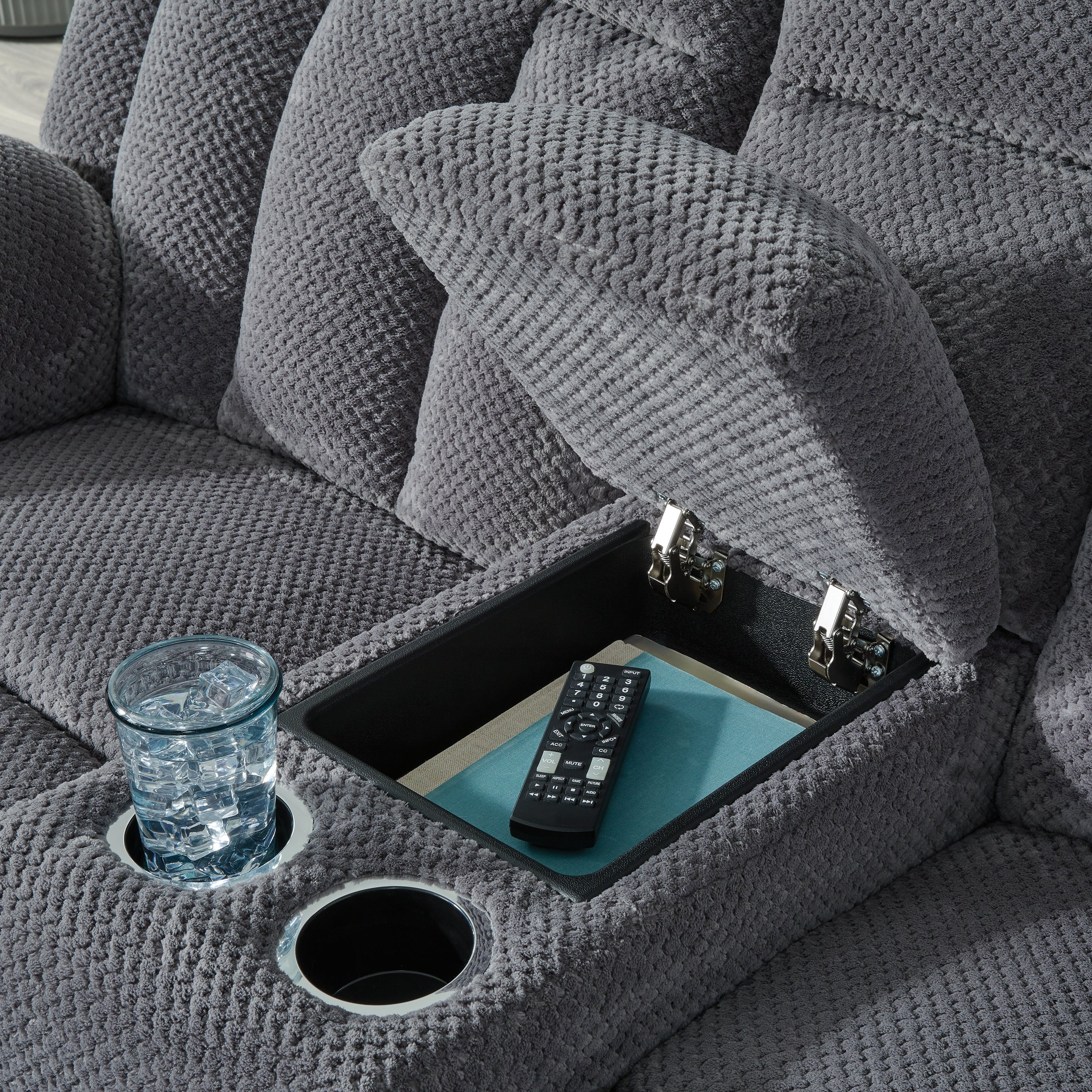 Observation Power Reclining Loveseat with Console
