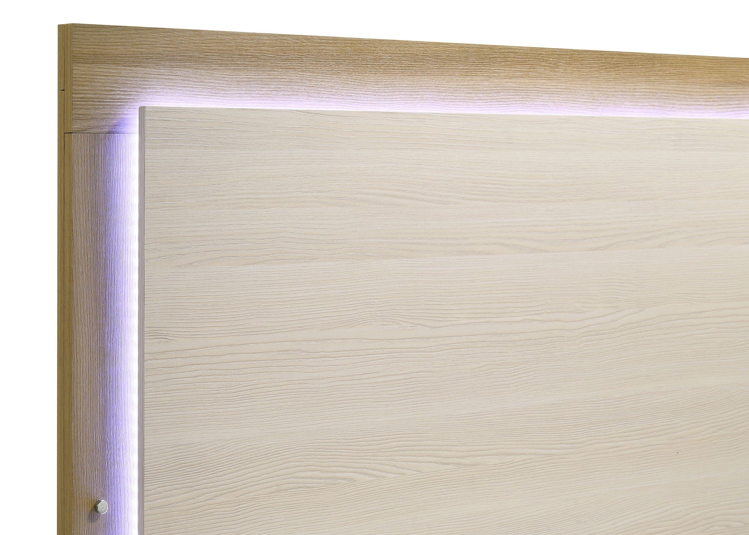 Hyland Eastern King Panel Bed Led Headboard Natural