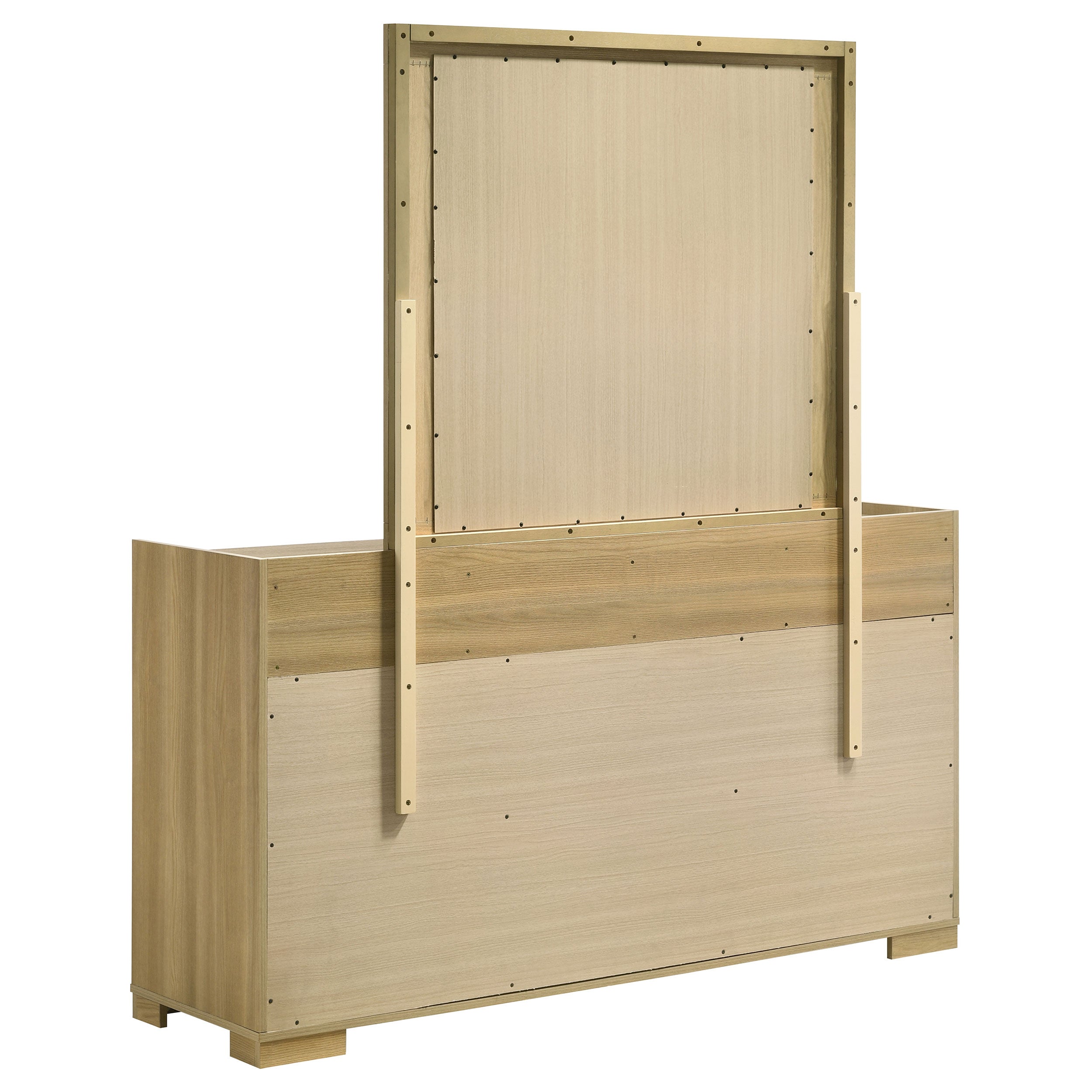 Hyland 6-drawer Dresser With Mirror Natural