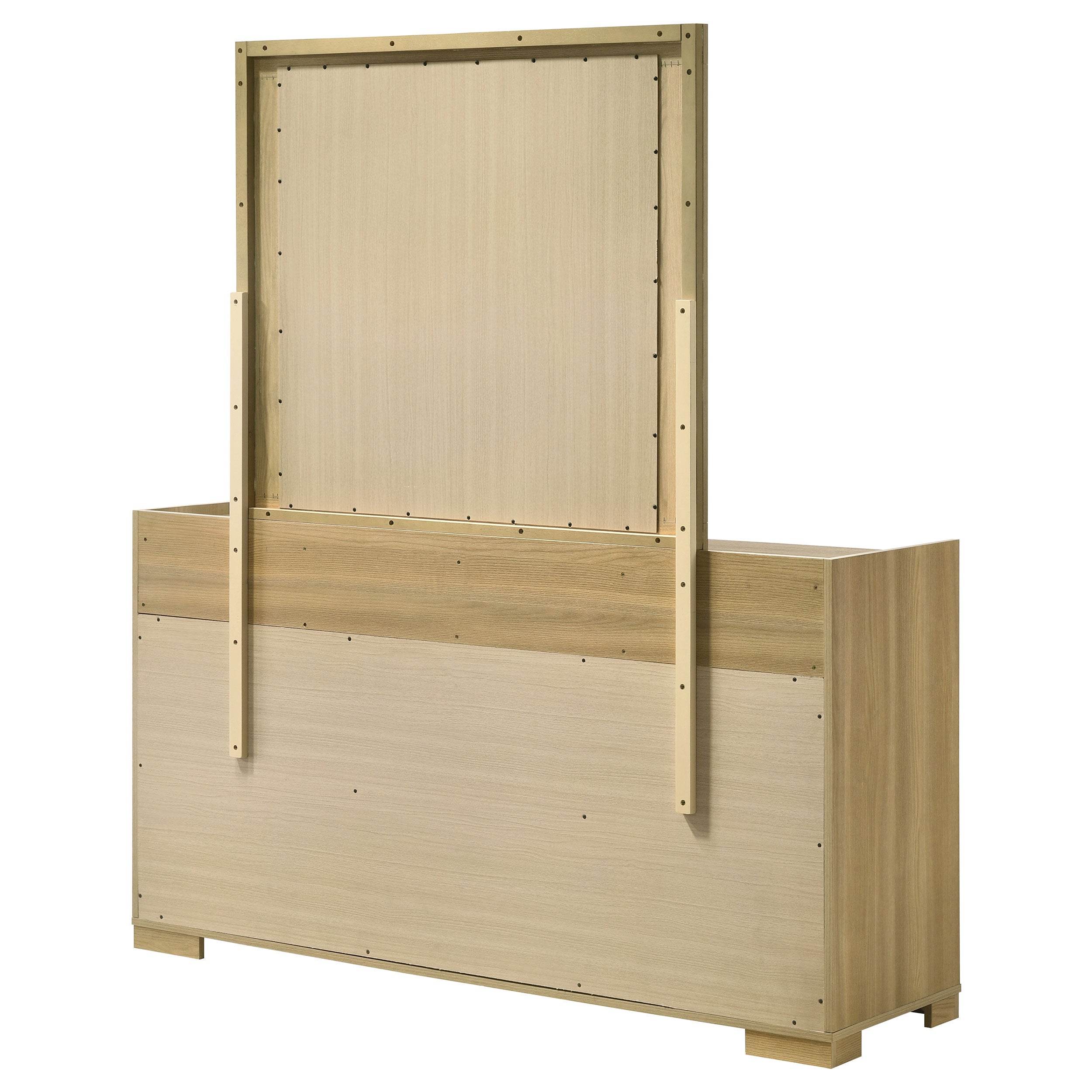 Hyland 6-drawer Dresser With Mirror Natural