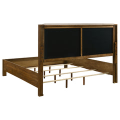 Adderley 4-piece Eastern King Bedroom Set Warm Brown