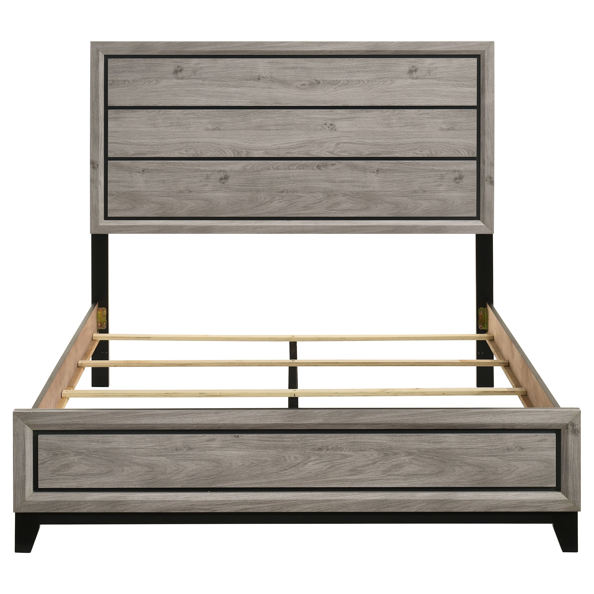 Watson Wood Queen Panel Bed Light Taupe