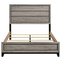 Watson Wood Queen Panel Bed Light Taupe