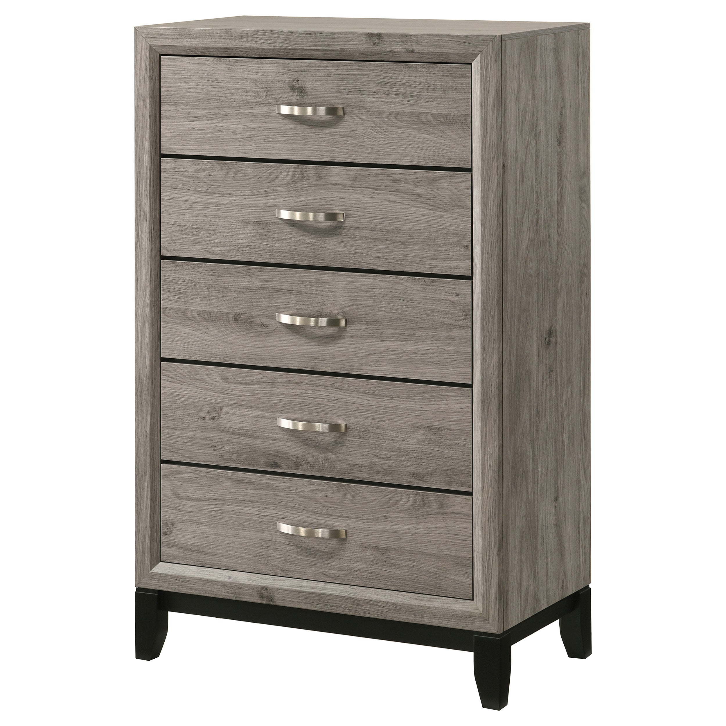Watson 5-drawer Bedroom Chest Of Drawers Light Taupe