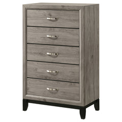 Watson 5-drawer Bedroom Chest Of Drawers Light Taupe