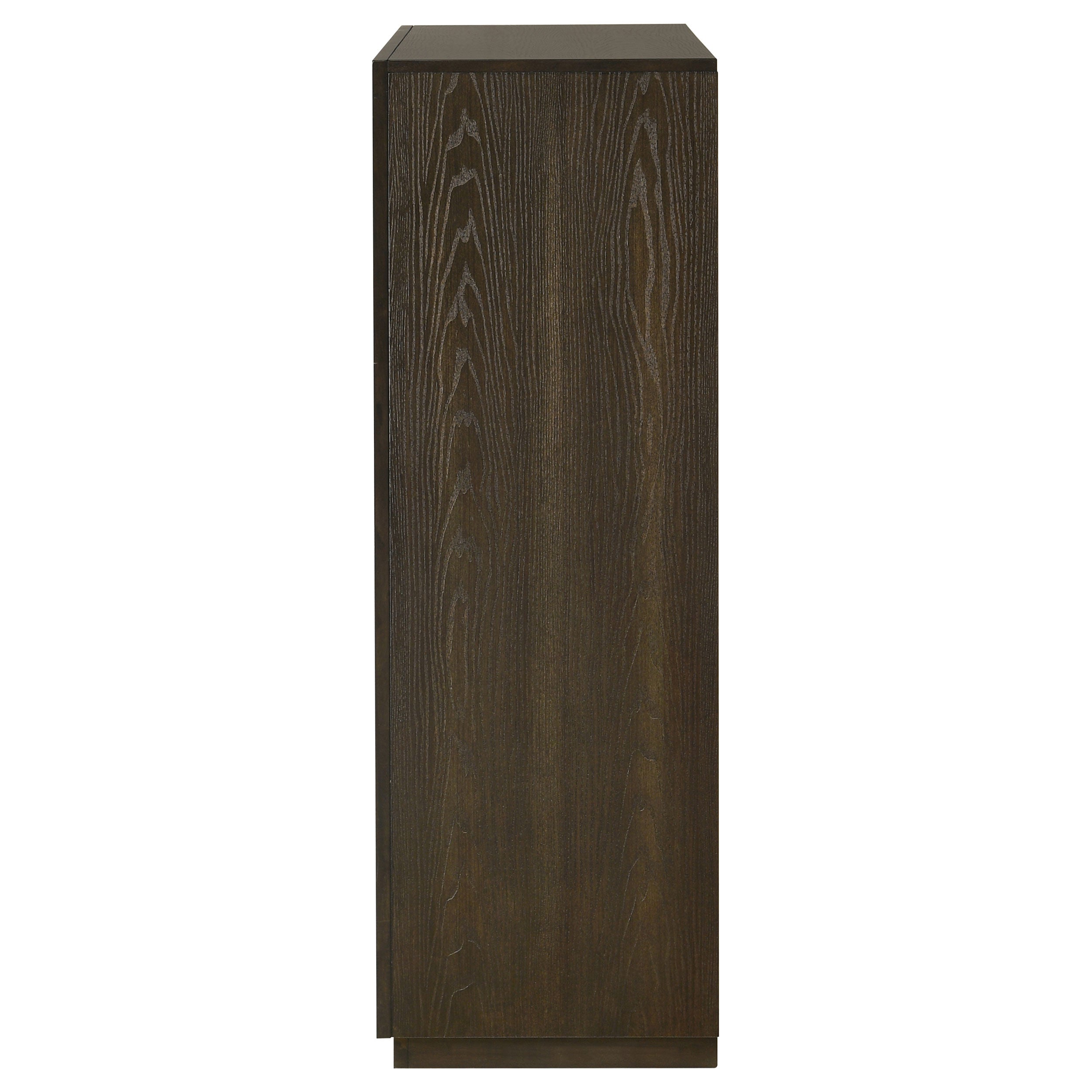 Atlas 5-drawer Bedroom Chest Of Drawers Dark Oak
