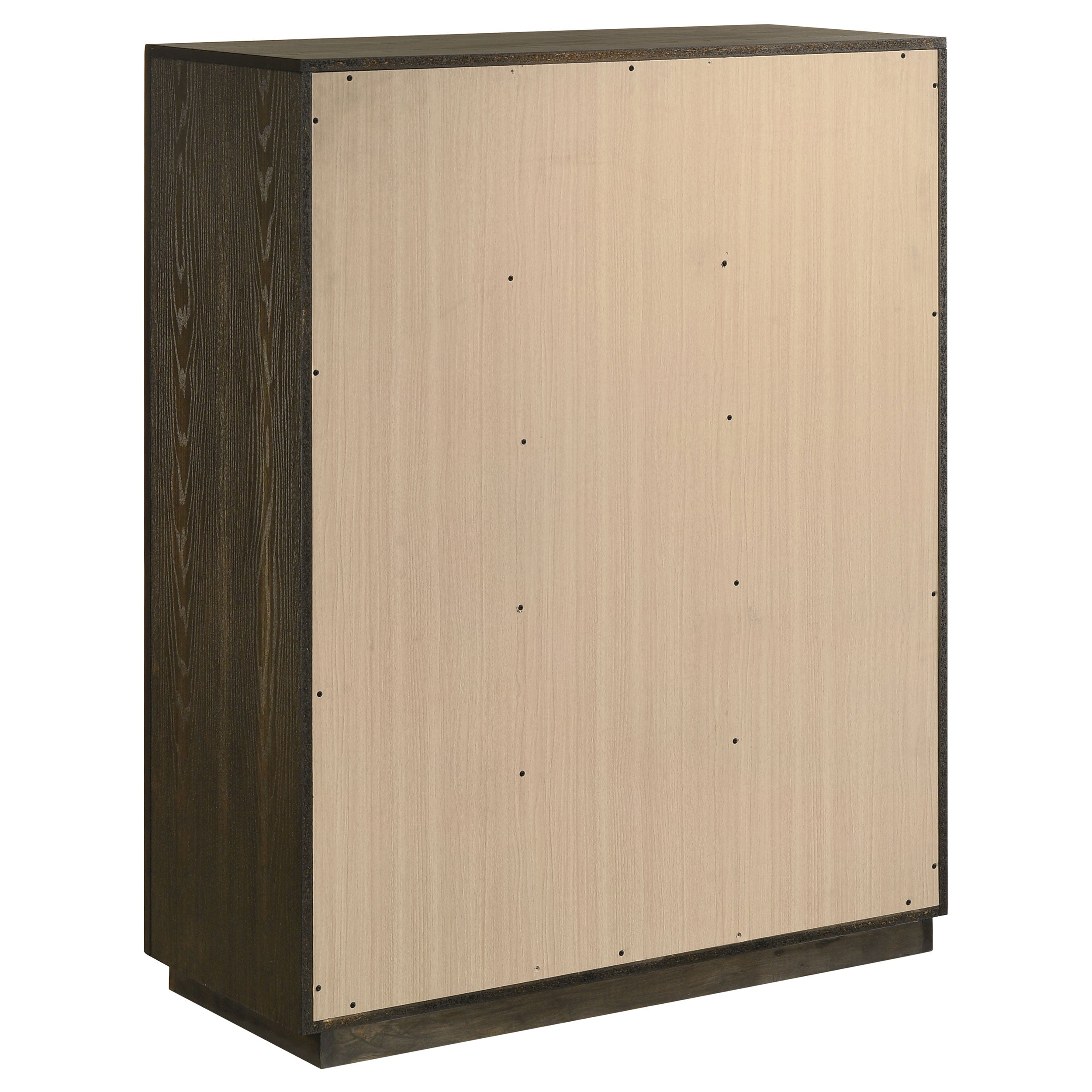 Atlas 5-drawer Bedroom Chest Of Drawers Dark Oak