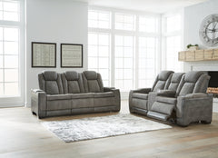 Next-Gen Durapella Power Reclining Sofa and Loveseat