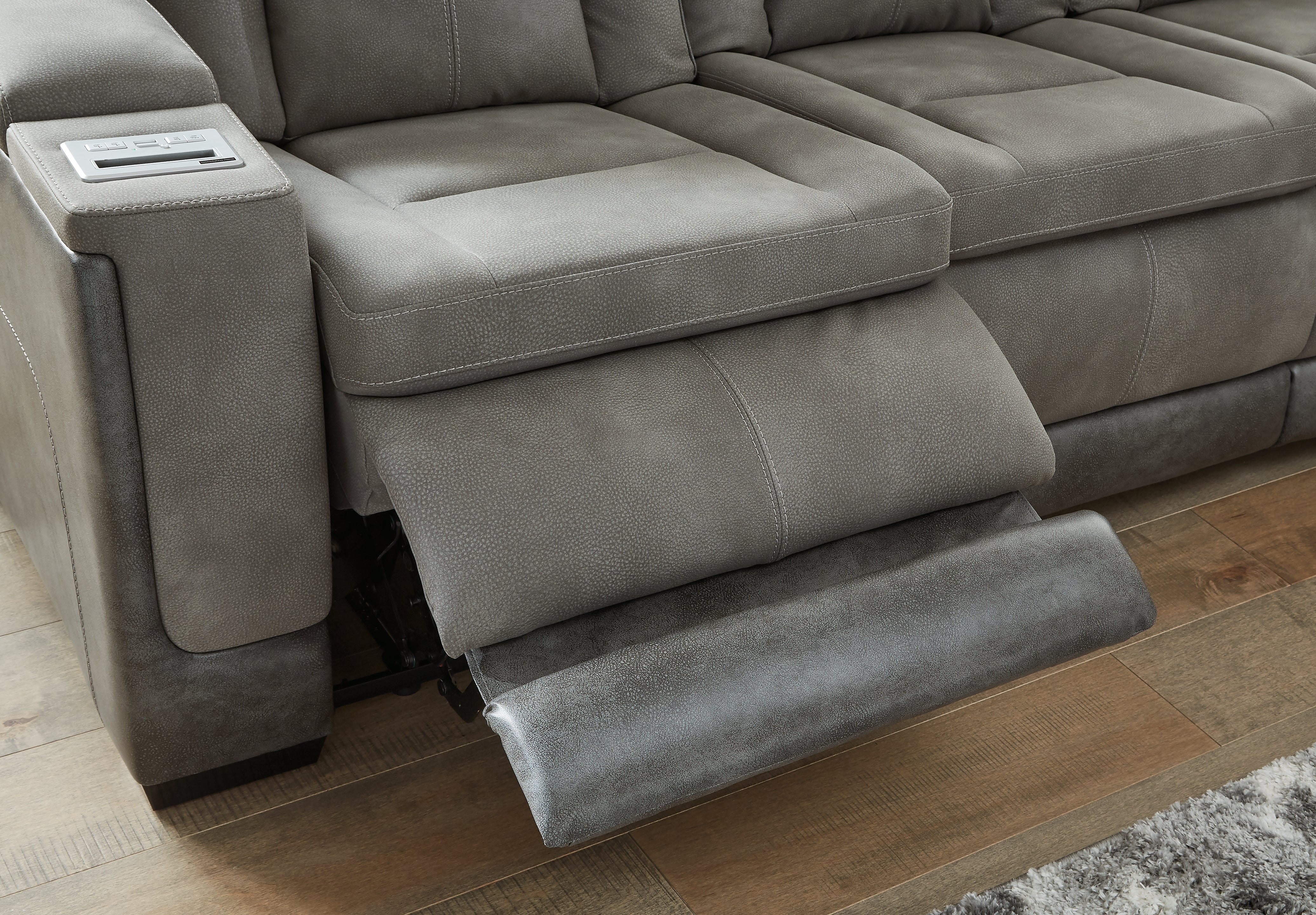 Next-Gen Durapella Power Reclining Loveseat with Console