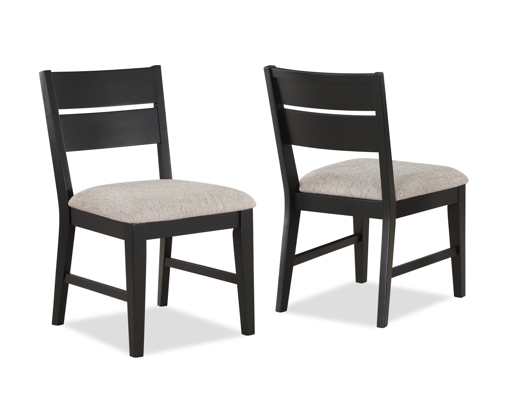 Mathis Black/Gray Round Dining Set - MyWaynesHome #