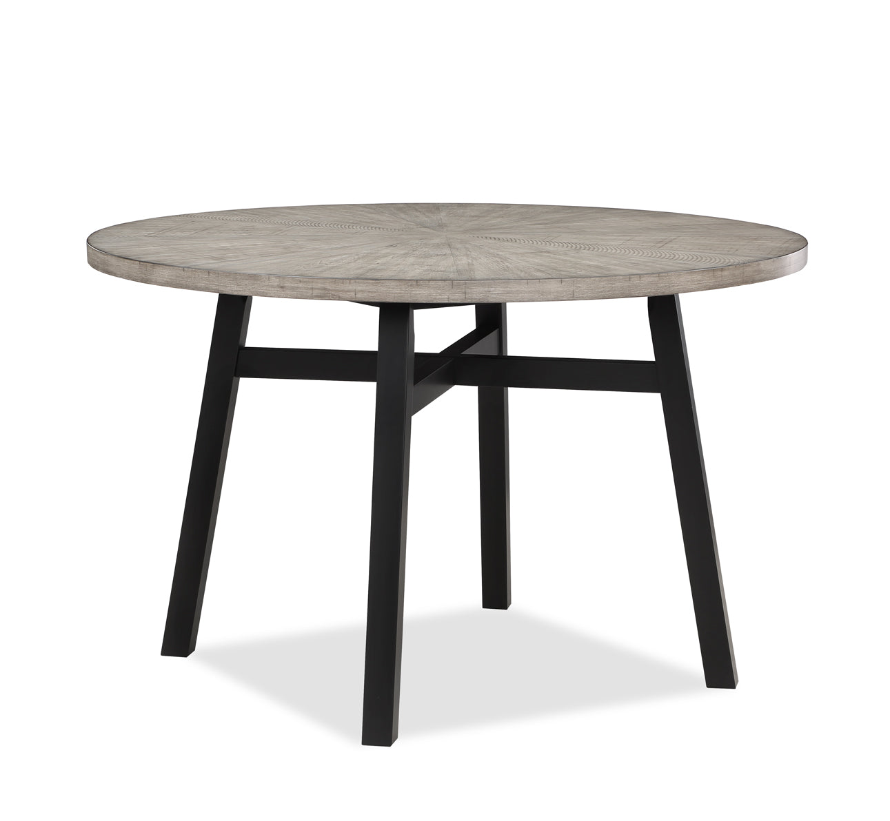 Mathis Black/Gray Round Dining Set - MyWaynesHome #