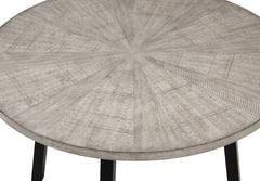 Mathis Black/Gray Round Dining Set - MyWaynesHome #
