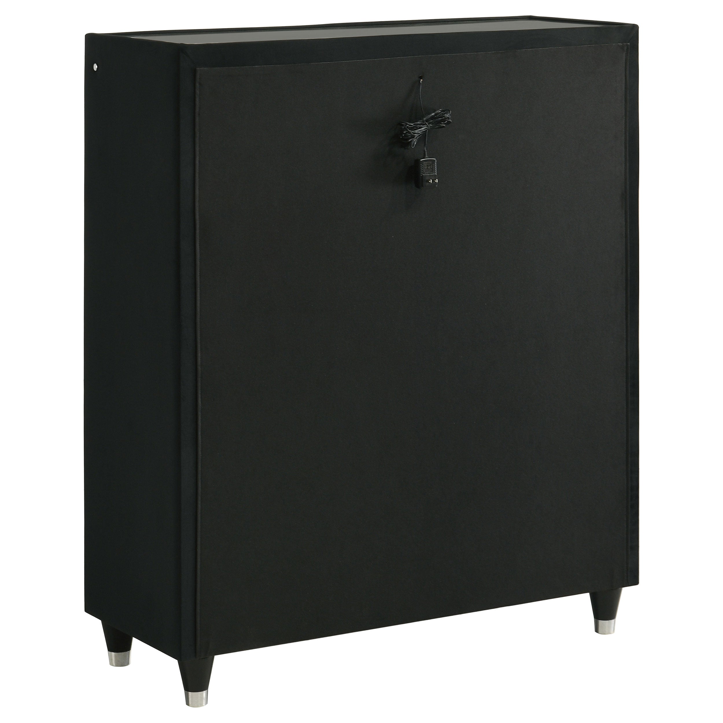 Lorient 5-drawer Led Chest Of Drawers Black