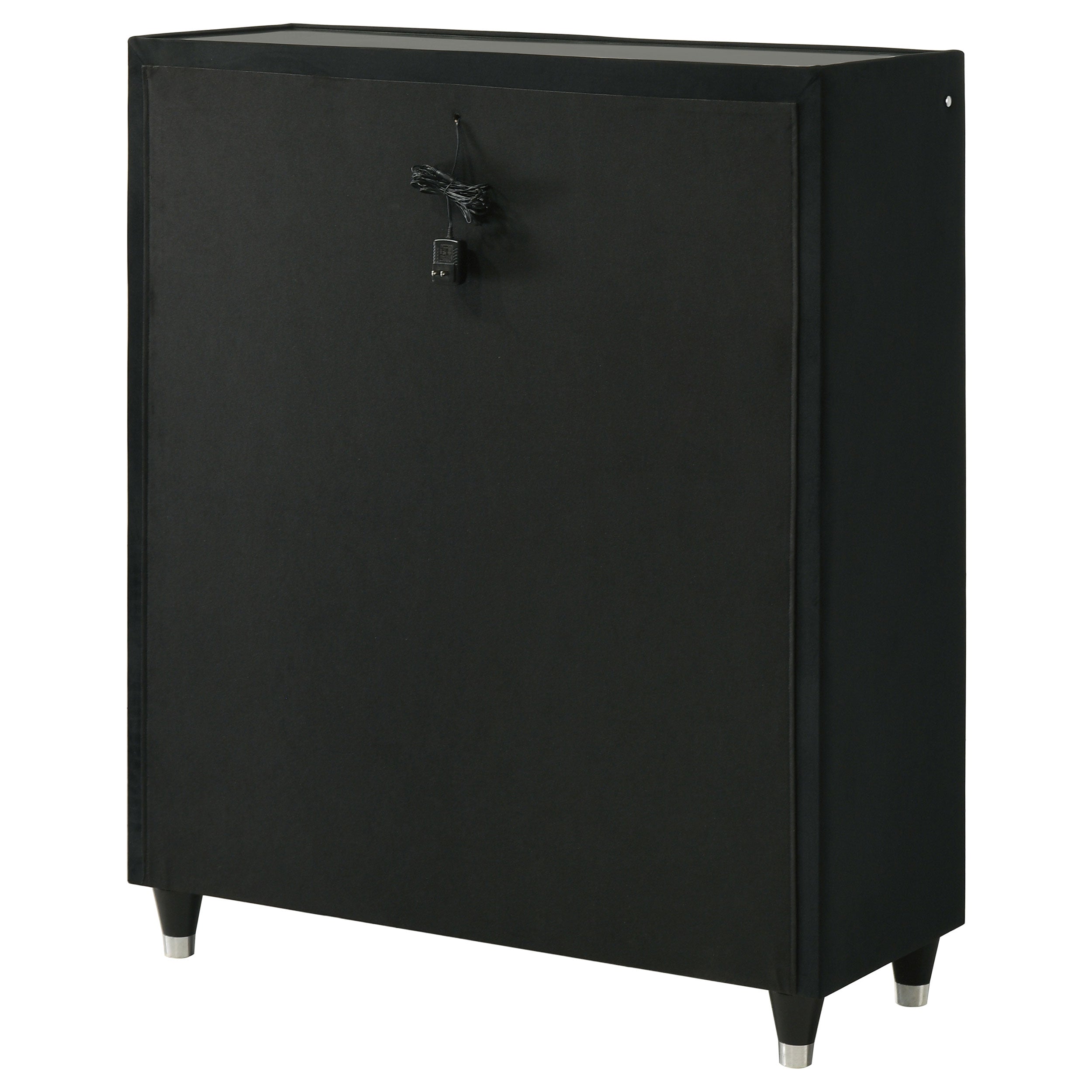 Lorient 5-drawer Led Chest Of Drawers Black