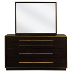 Durango 8-drawer Dresser With Mirror Smoked Peppercorn