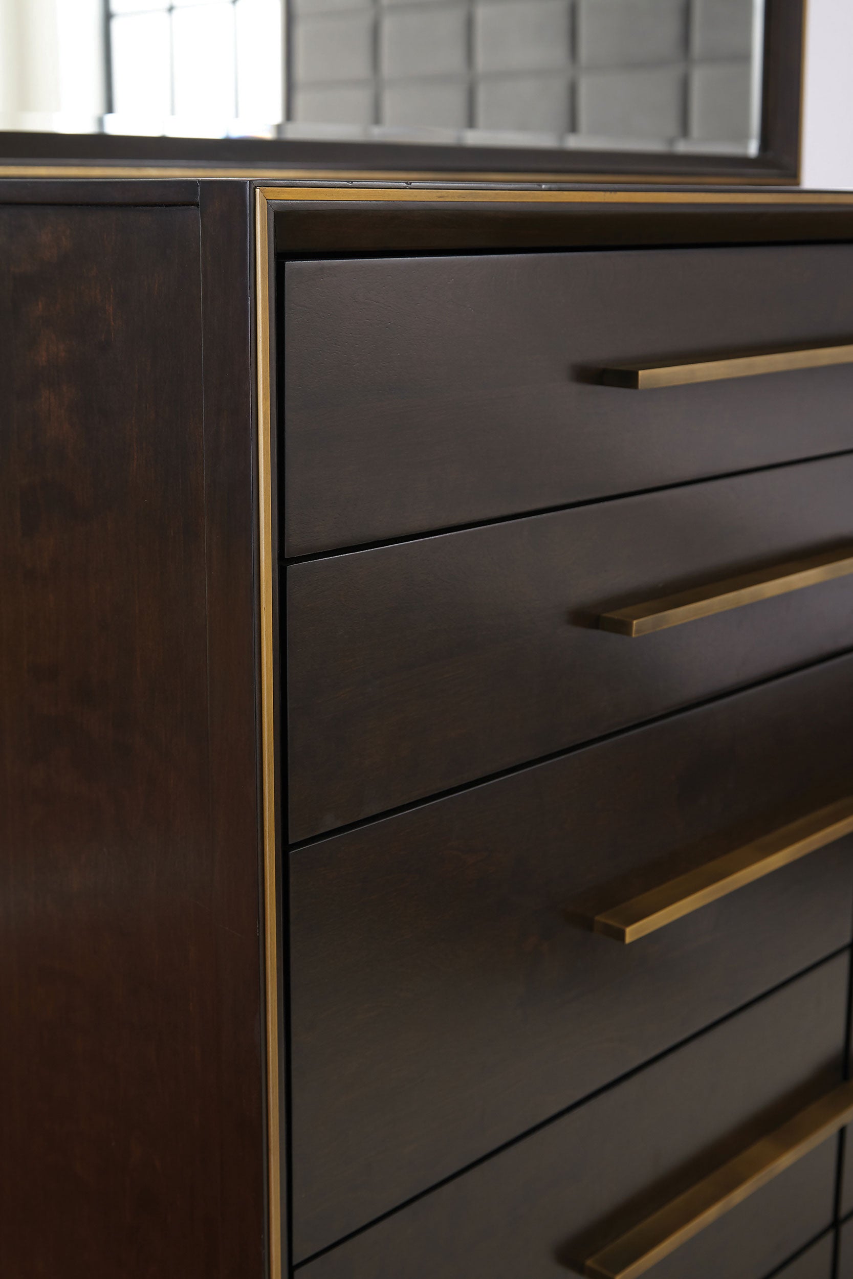 Durango 8-drawer Dresser With Mirror Smoked Peppercorn