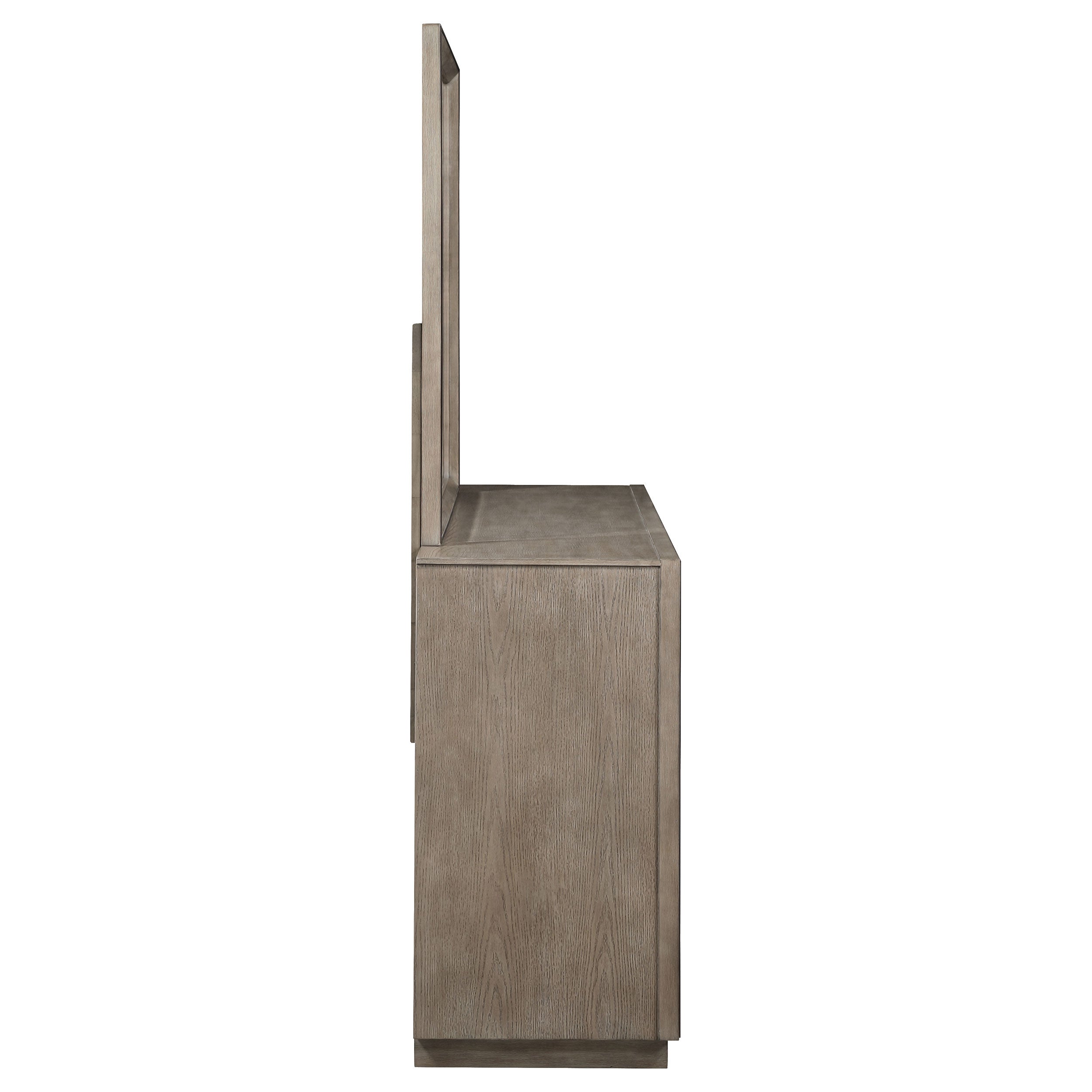 Durango 8-drawer Dresser And Mirror Taupe Oak